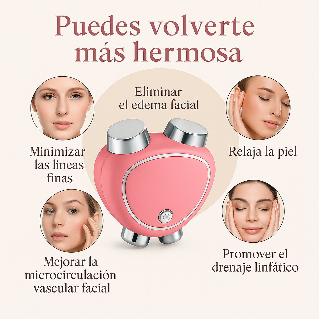 SkinPulse™ – Masajeador Facial de Microcorriente 5 en 1