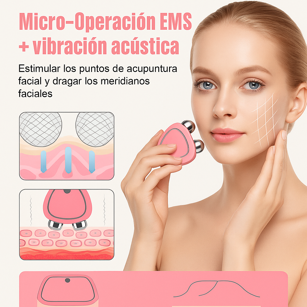 SkinPulse™ – Masajeador Facial de Microcorriente 5 en 1