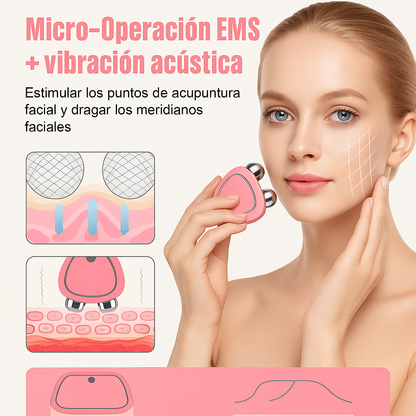 SkinPulse™  –  Masajeador Facial de Microcorriente 5 en 1